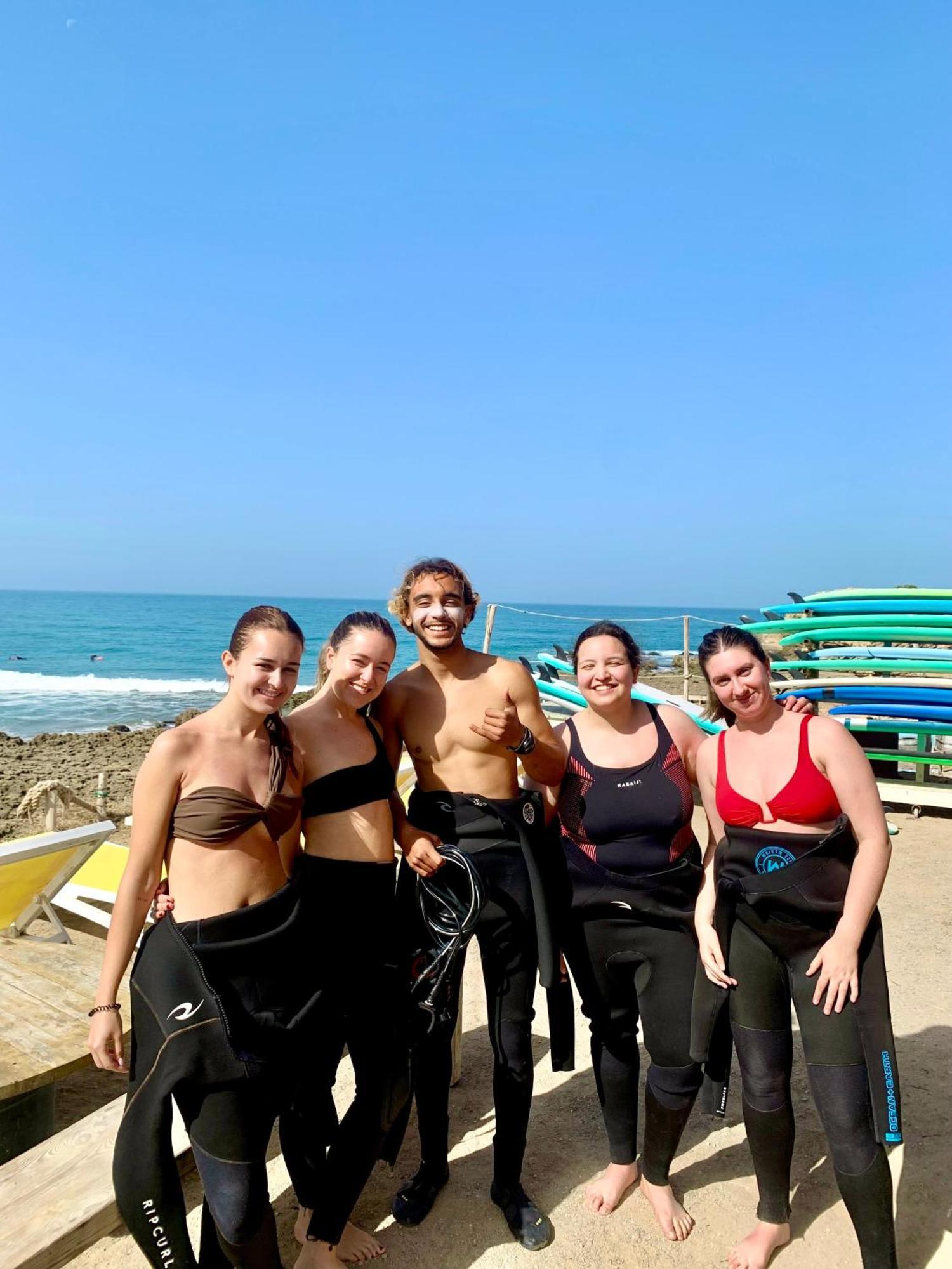 Ocean Surf House Hostel Tamraght Bagian luar foto